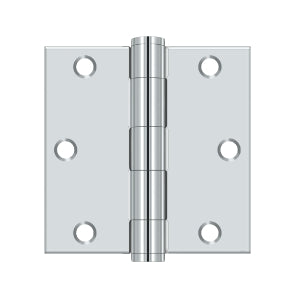 DELTANA 3-1/2" x 3-1/2" x 1/4" Radius Corner, Heavy Duty, Hinge