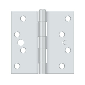 DELTANA 4" x 4"  White Residential, Security, Steel Hinge