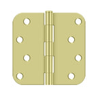 DELTANA 4" x 4" x 5/8" Radius Corner, Residential, Steel Hinge