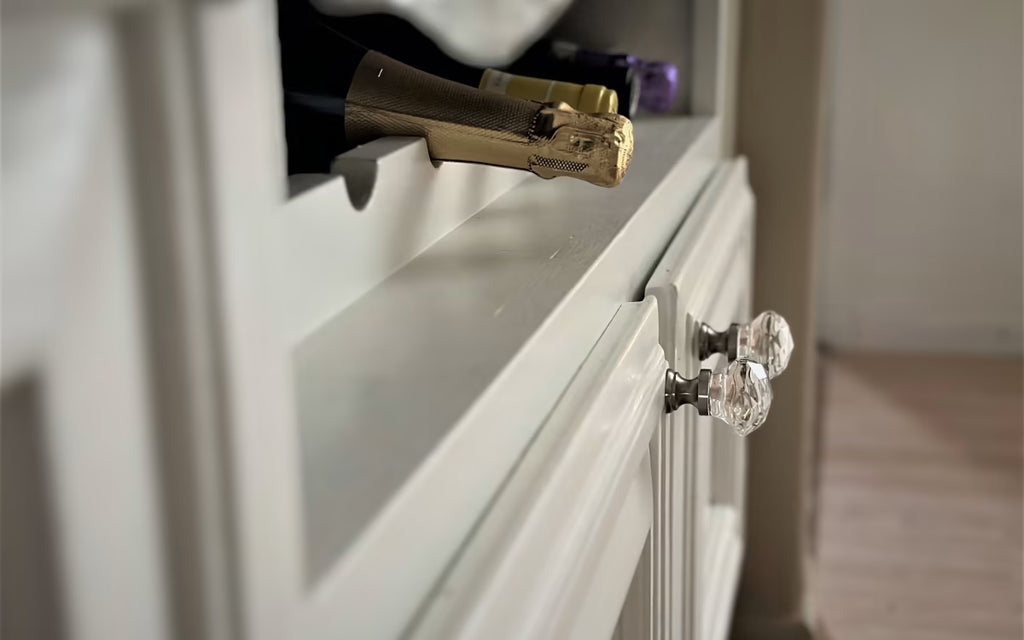 EMTEK Diamond Glass Cabinet Knob