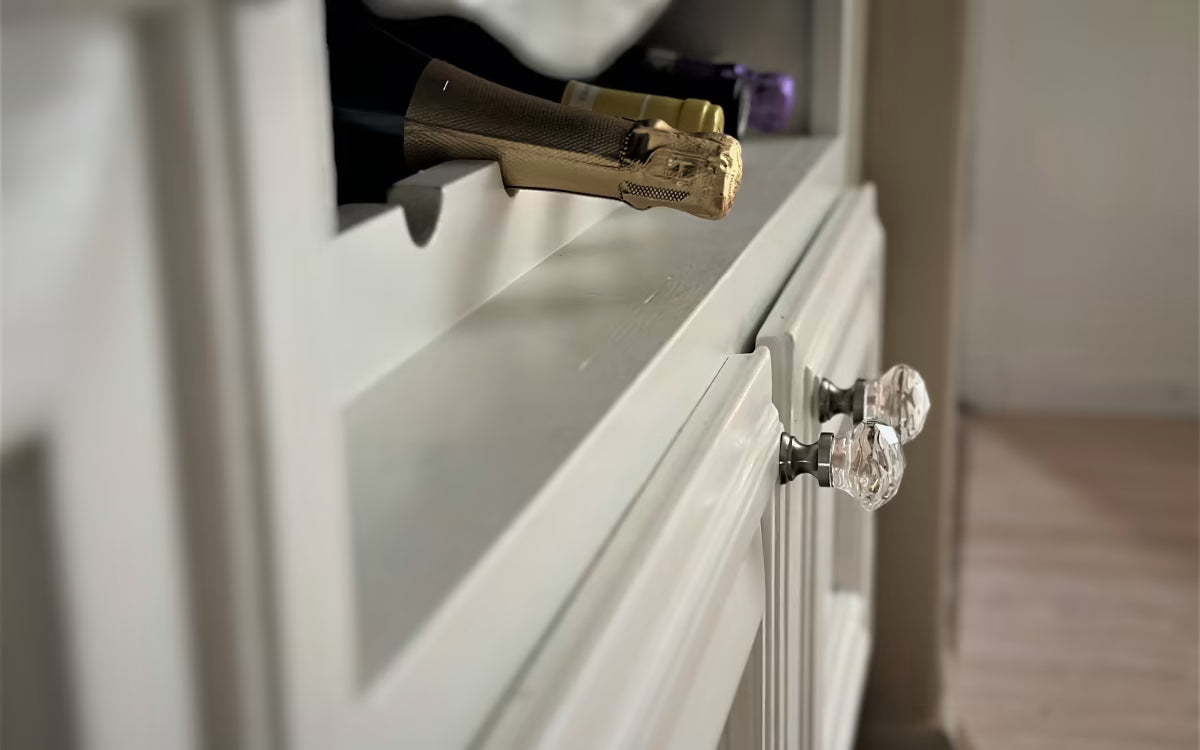 EMTEK Diamond Glass Cabinet Knob