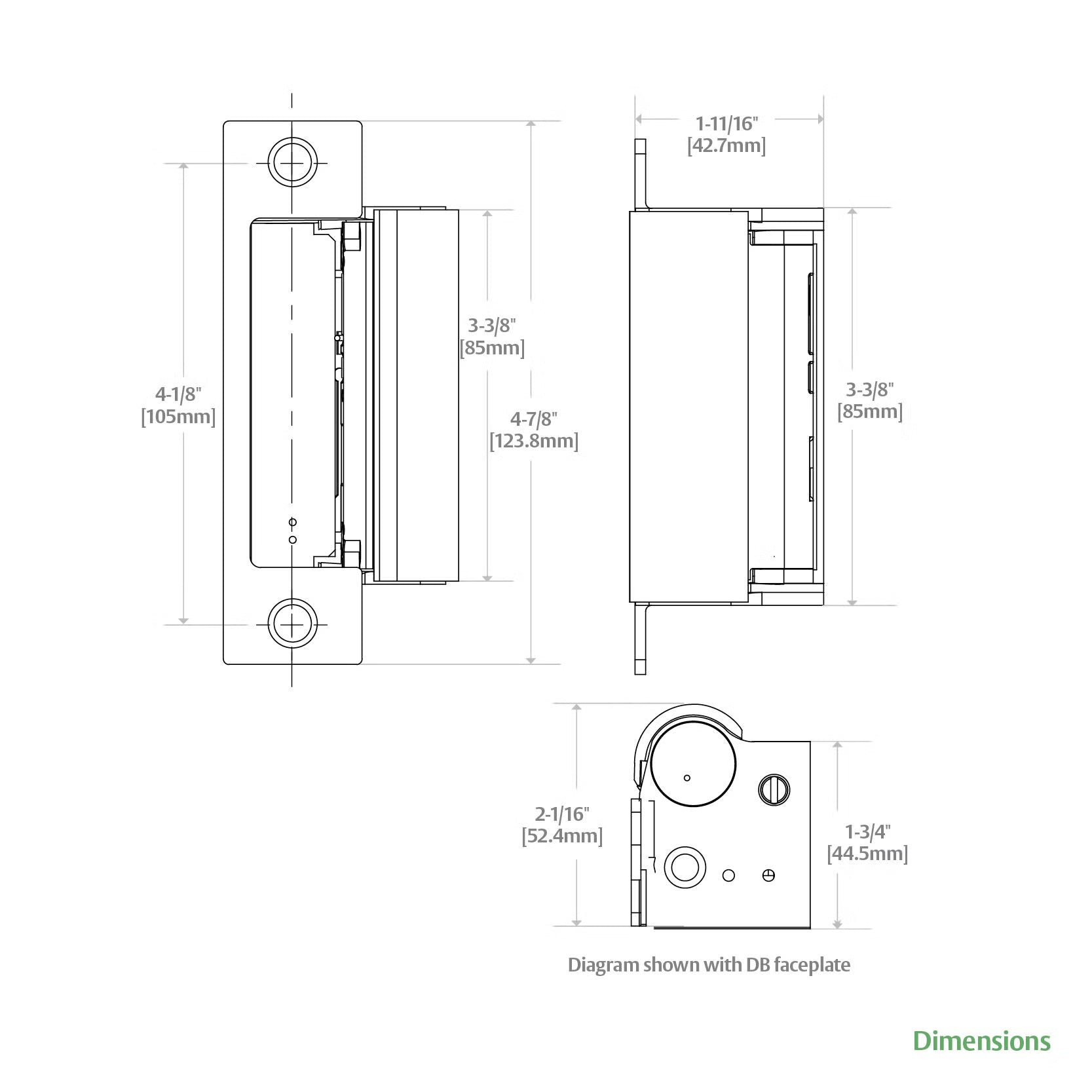 HES 1006 Series Electric Strike
