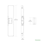 HES 9500 Series Surface Mounted Electric Strike