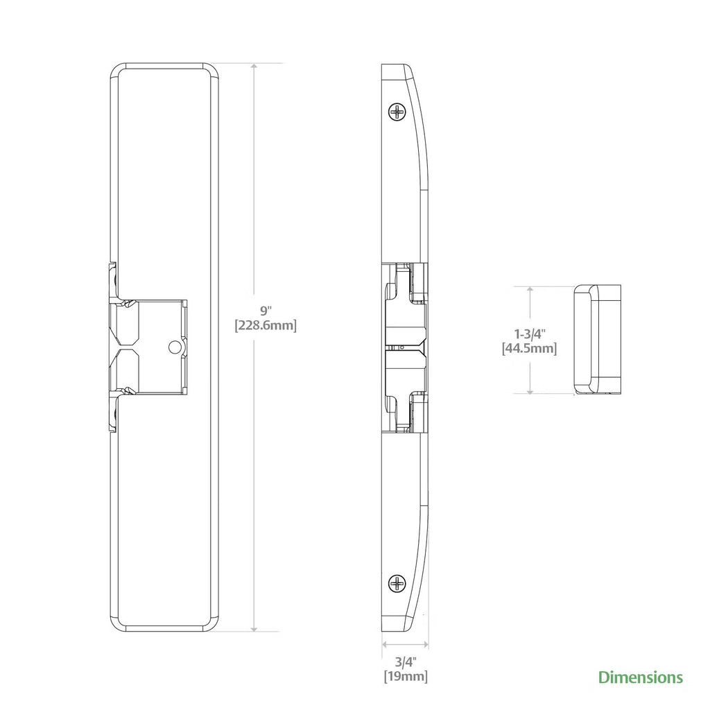 HES 9600 Series Surface Mounted Electric Strike