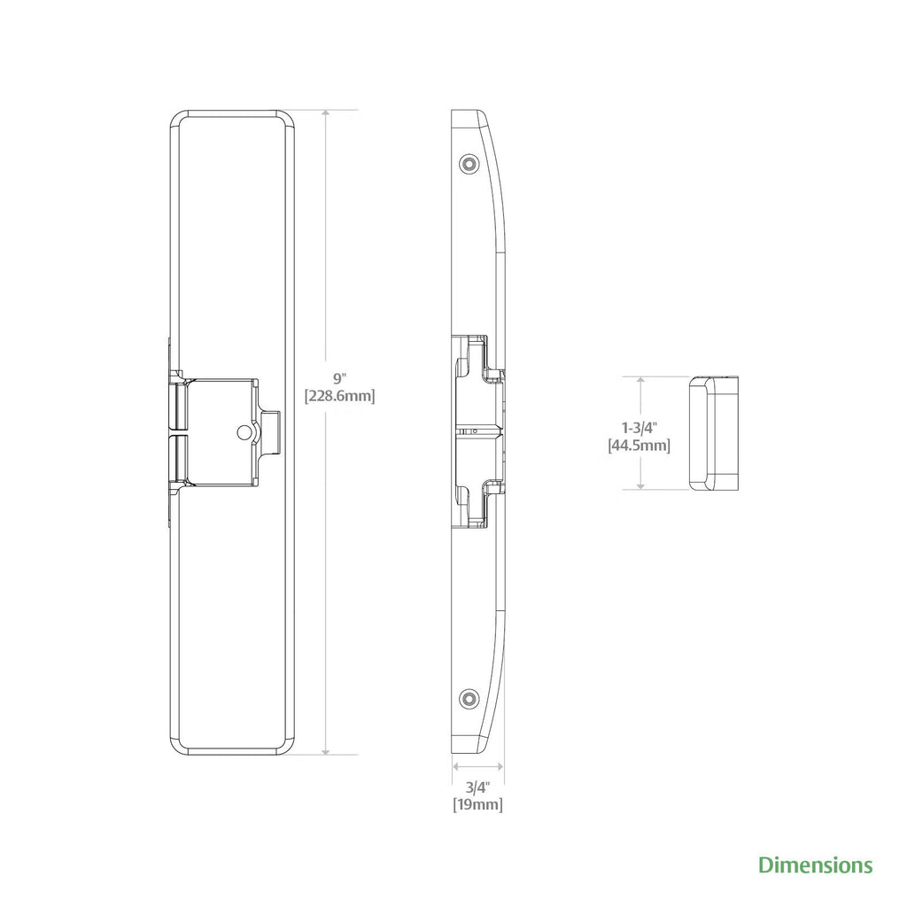 HES 9700 Series Surface Mounted Electric Strike