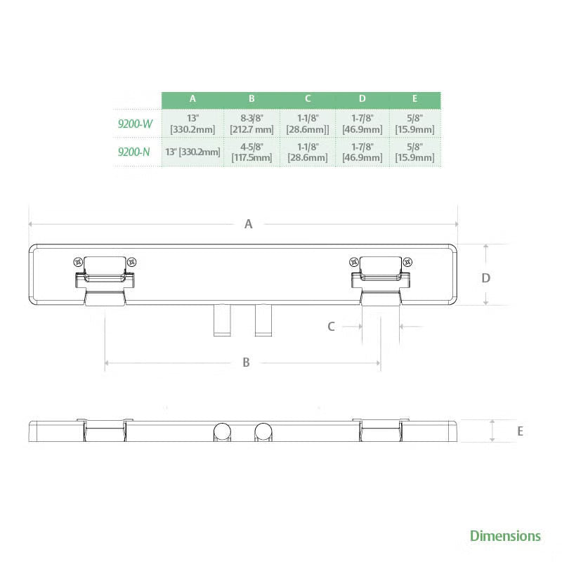 HES 9200 Series Surface Mounted Electric Strike