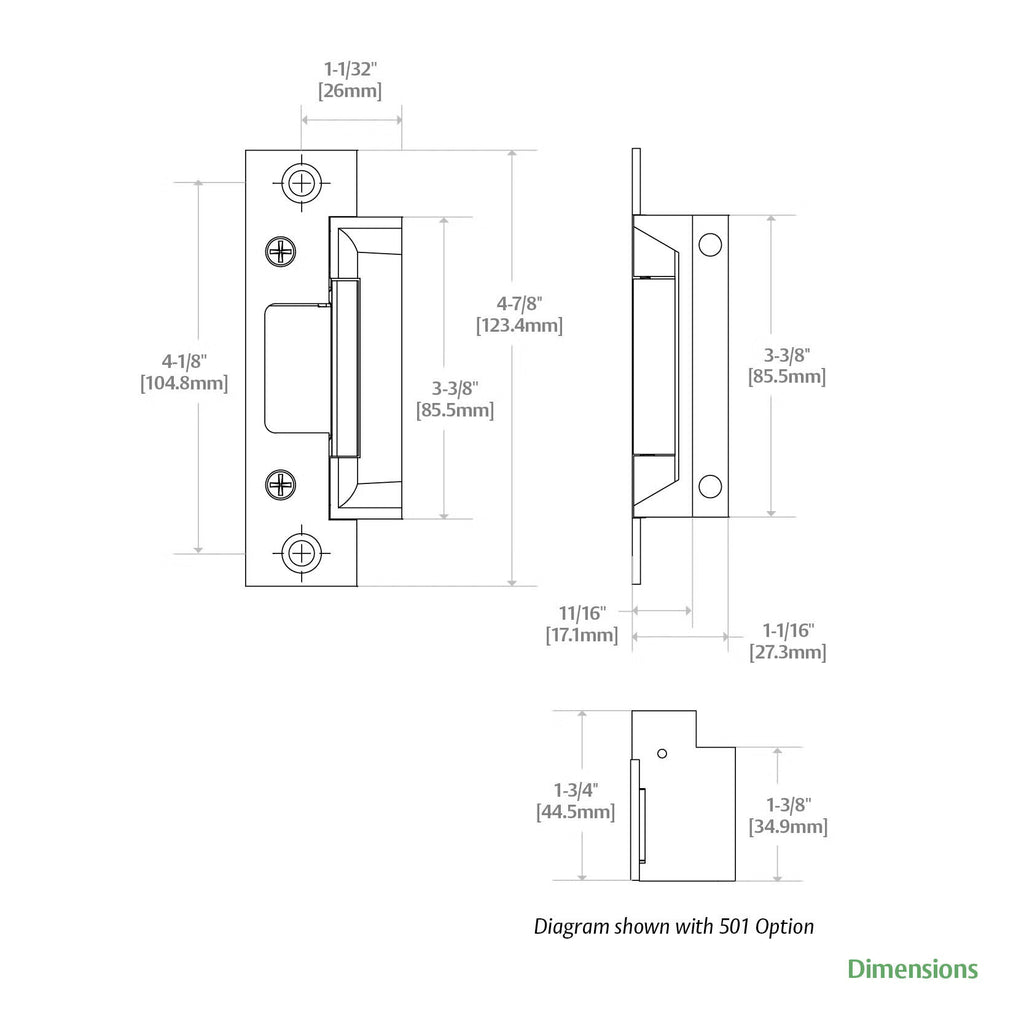 HES 5300C Series Electric Strike