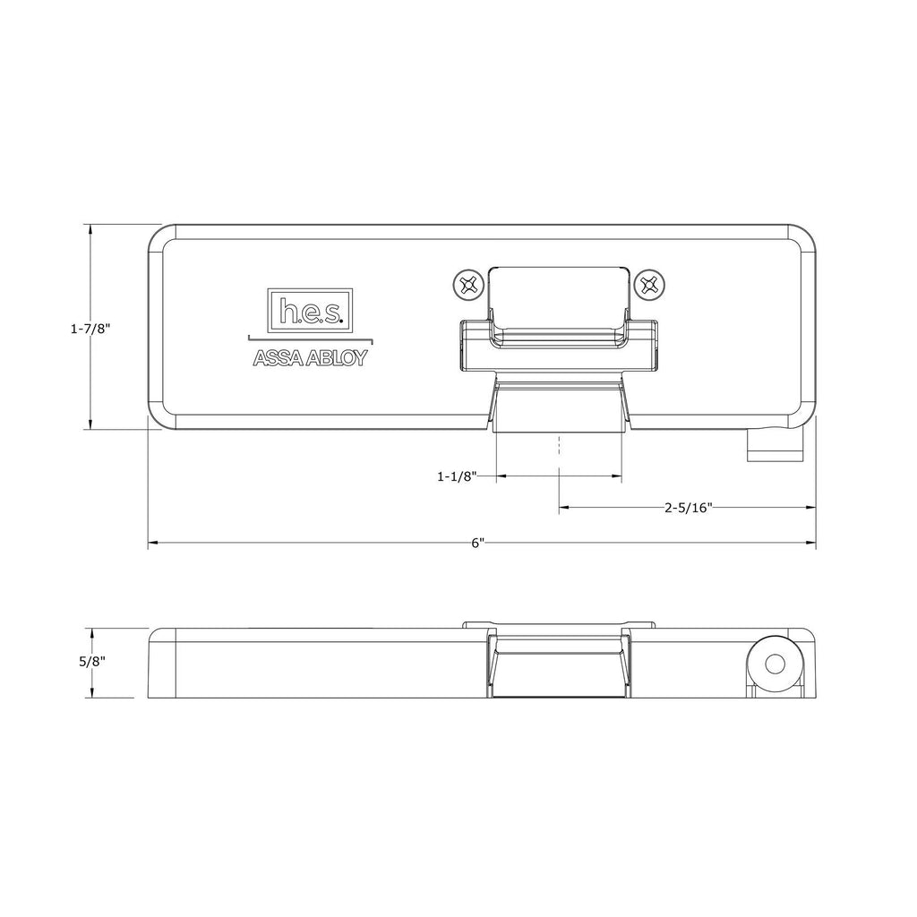 HES 9100 Series Surface Mounted Electric Strike
