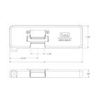HES 9100 Series Surface Mounted Electric Strike