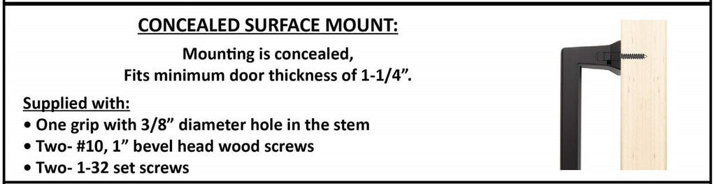 Emtek 84173 Select Bar Knurled Appliance Pull. SIZE: 36 inches.