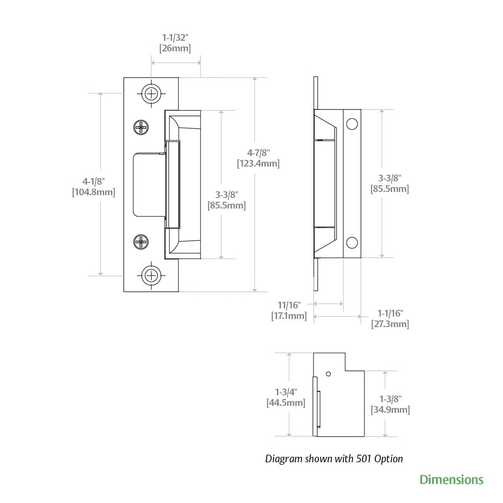 HES 5000C Series Electric Strike