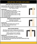 EMTEK Freestone Appliance Pull