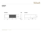 SCHAUB Modo Rectangular Recessed Pull