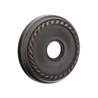 EMTEK Traditional Brass Double Hook with Rosette