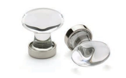 EMTEK Hampton Glass Cabinet Knob