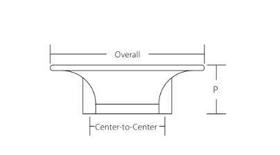 SCHAUB Finestrino Flared Rectangular Pull