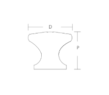 SCHAUB Northport Square Knob