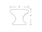 SCHAUB Northport Smooth Square Knob