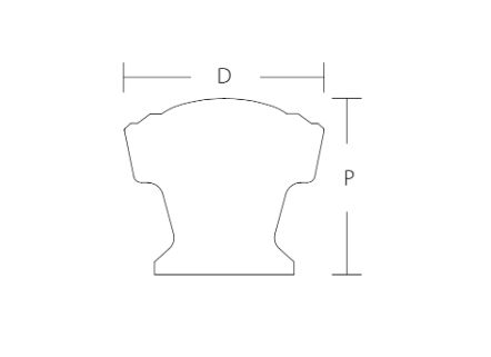 SCHAUB Menlo Park Stepped Round Knob