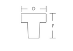 SCHAUB Vinci Square Knob