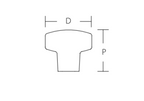 SCHAUB Vinci Soft Square Knob