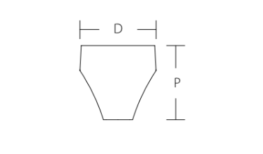 SCHAUB Vinci Rectangular Cone Knob