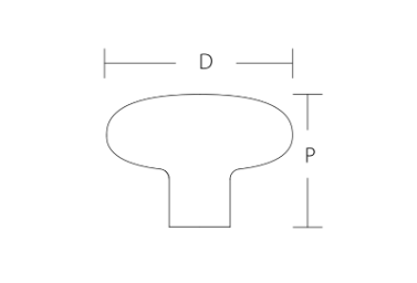 SCHAUB Mountain Oval Knob