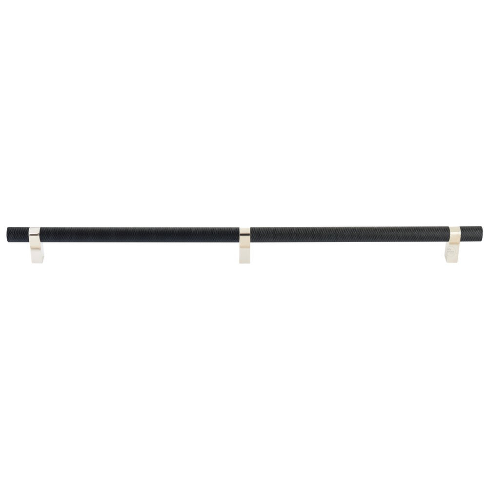 Emtek 84173 Select Bar Knurled Appliance Pull. SIZE: 24 inches. Back to Back Mount