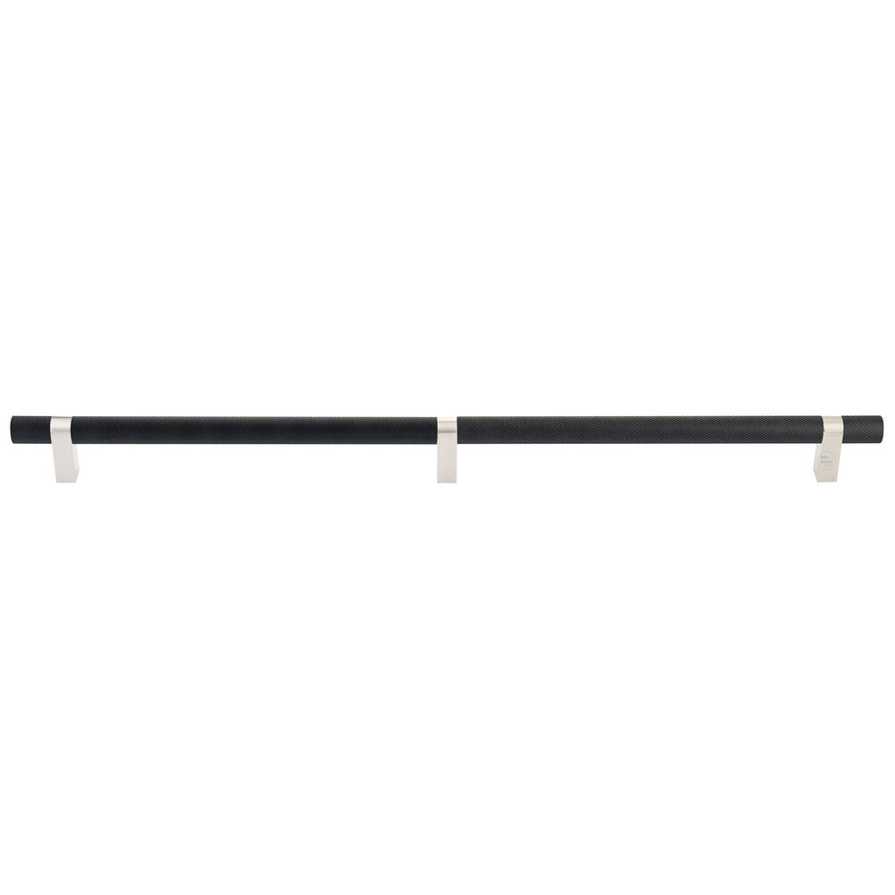 Emtek 84173 Select Bar Knurled Appliance Pull. SIZE: 24 inches. Back to Back Mount