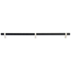 Emtek 84173 Select Bar Knurled Appliance Pull. SIZE: 24 inches. Back to Back Mount