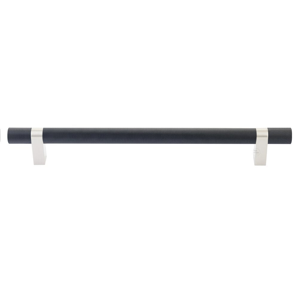Emtek 84170 Select Bar Knurled Appliance Pull. SIZE: 12 inches. Back to Back Mount