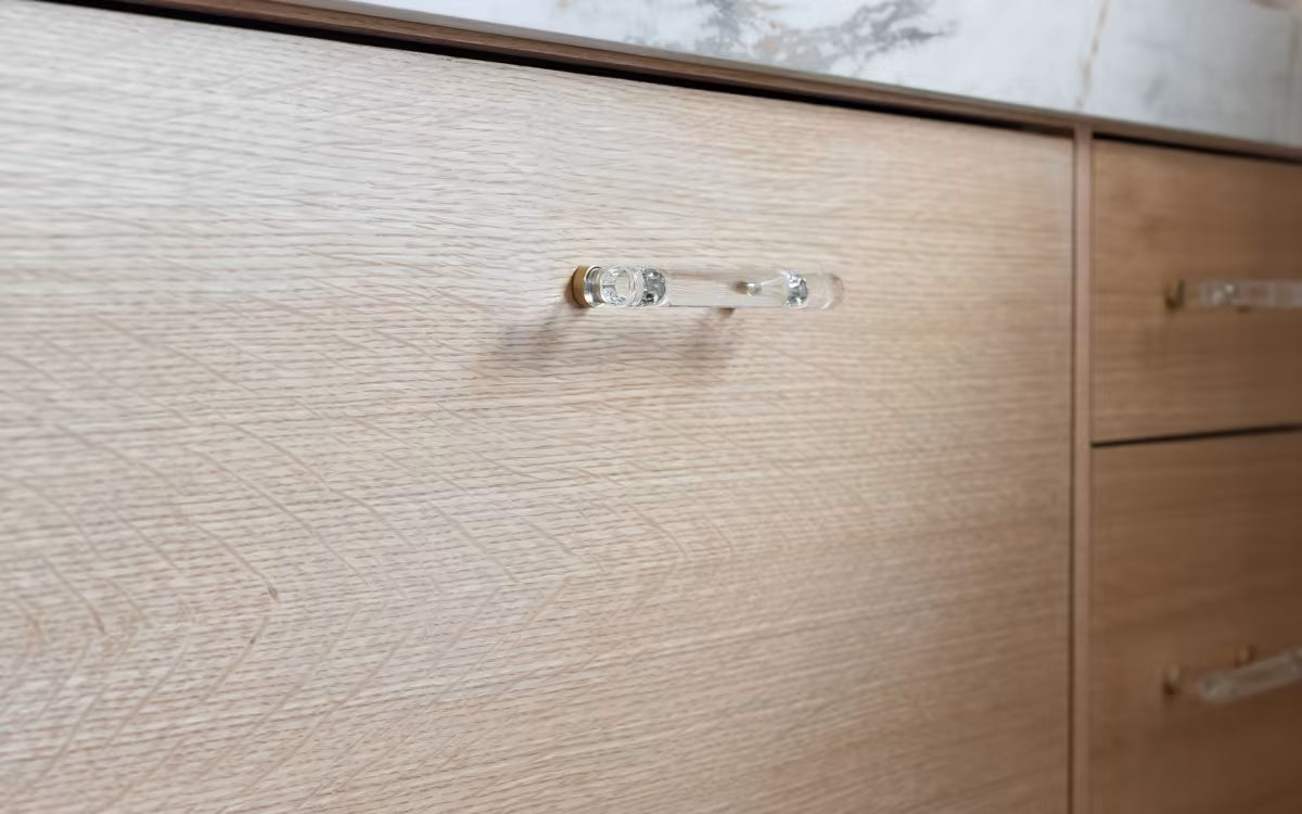 EMTEK Modern Glass Bar Pull