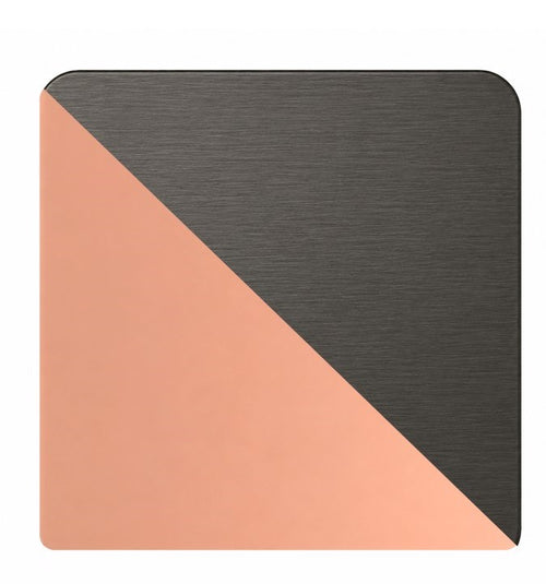 Gun Metal/Polished Rose Gold (GM-PRG)