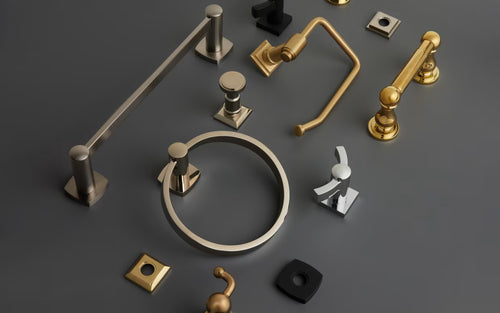 EKTEK Modern Brass Towel Ring