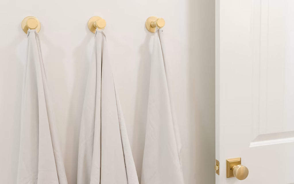 EMTEK Transitional Brass Single Hook with Rosette