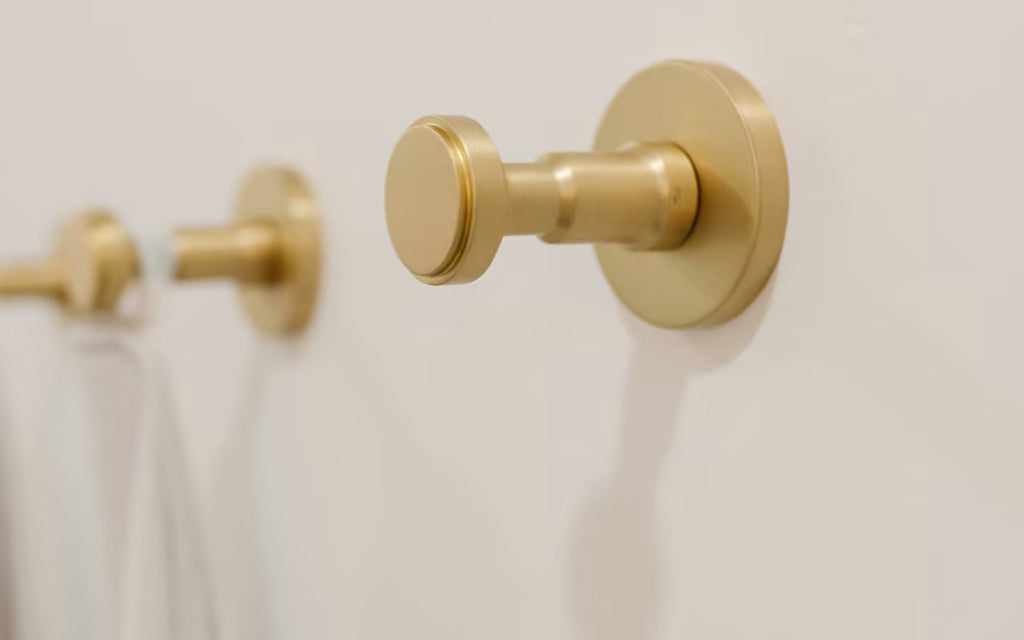 EMTEK Transitional Brass Single Hook with Rosette