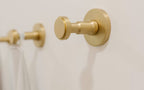 EMTEK Transitional Brass Single Hook with Rosette