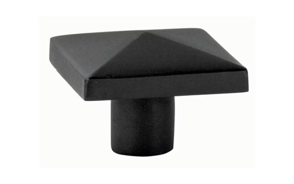 EMTEK Sandcast Bronze Square Knob