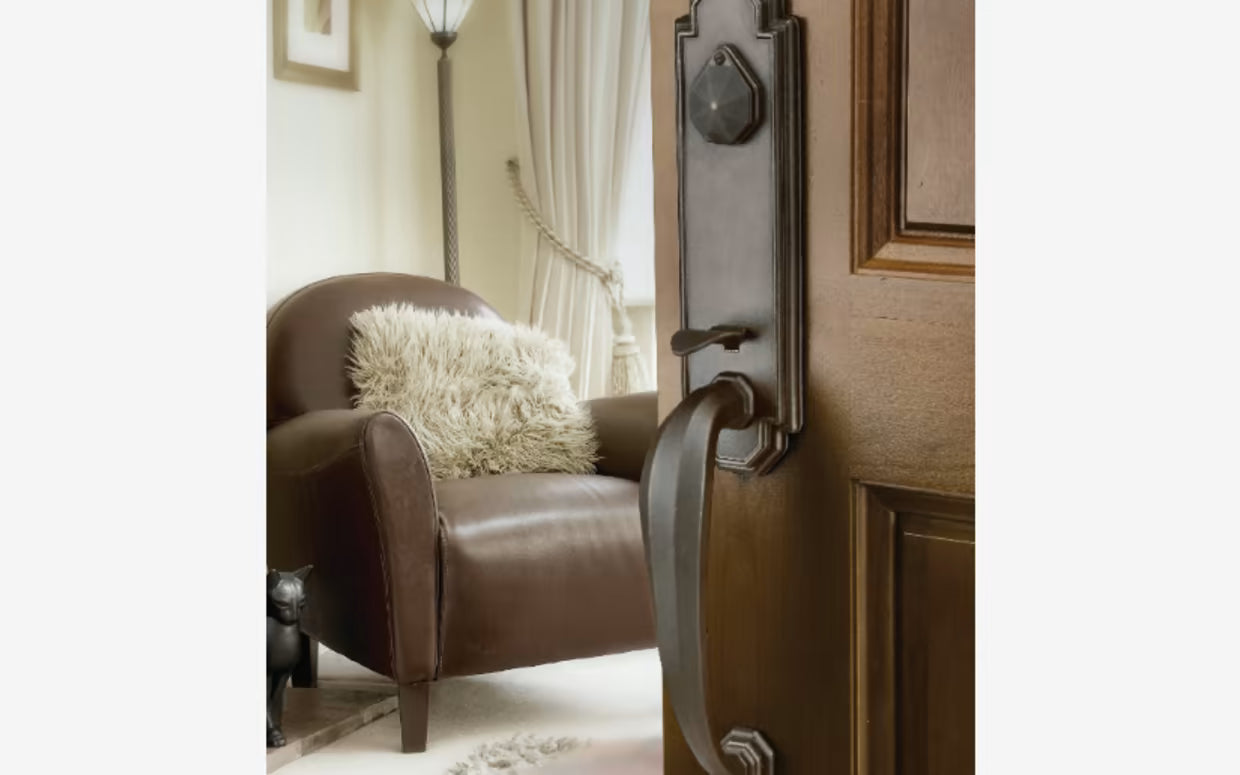 EMTEK Octagon Mortise Entry Set