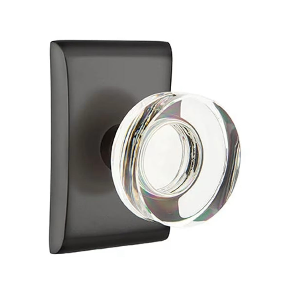 EMTEK Modern Disc Glass Knob