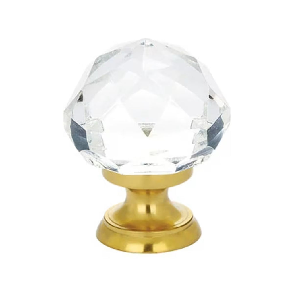 EMTEK Diamond Glass Cabinet Knob