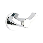 EMTEK Modern Brass Double Hook With Rosette
