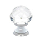 EMTEK Diamond Glass Cabinet Knob