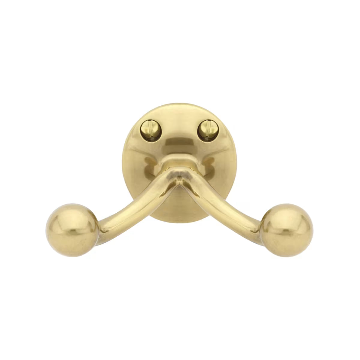 EMTEK Traditional Brass Double Hook