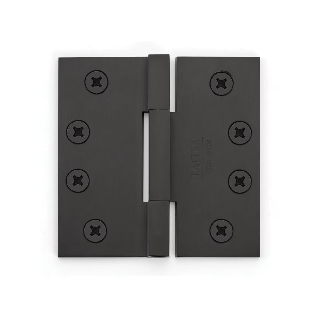 EMTEK Square Barrel Solid Brass Heavy Duty Hinges (Pair)