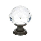 EMTEK Diamond Glass Cabinet Knob