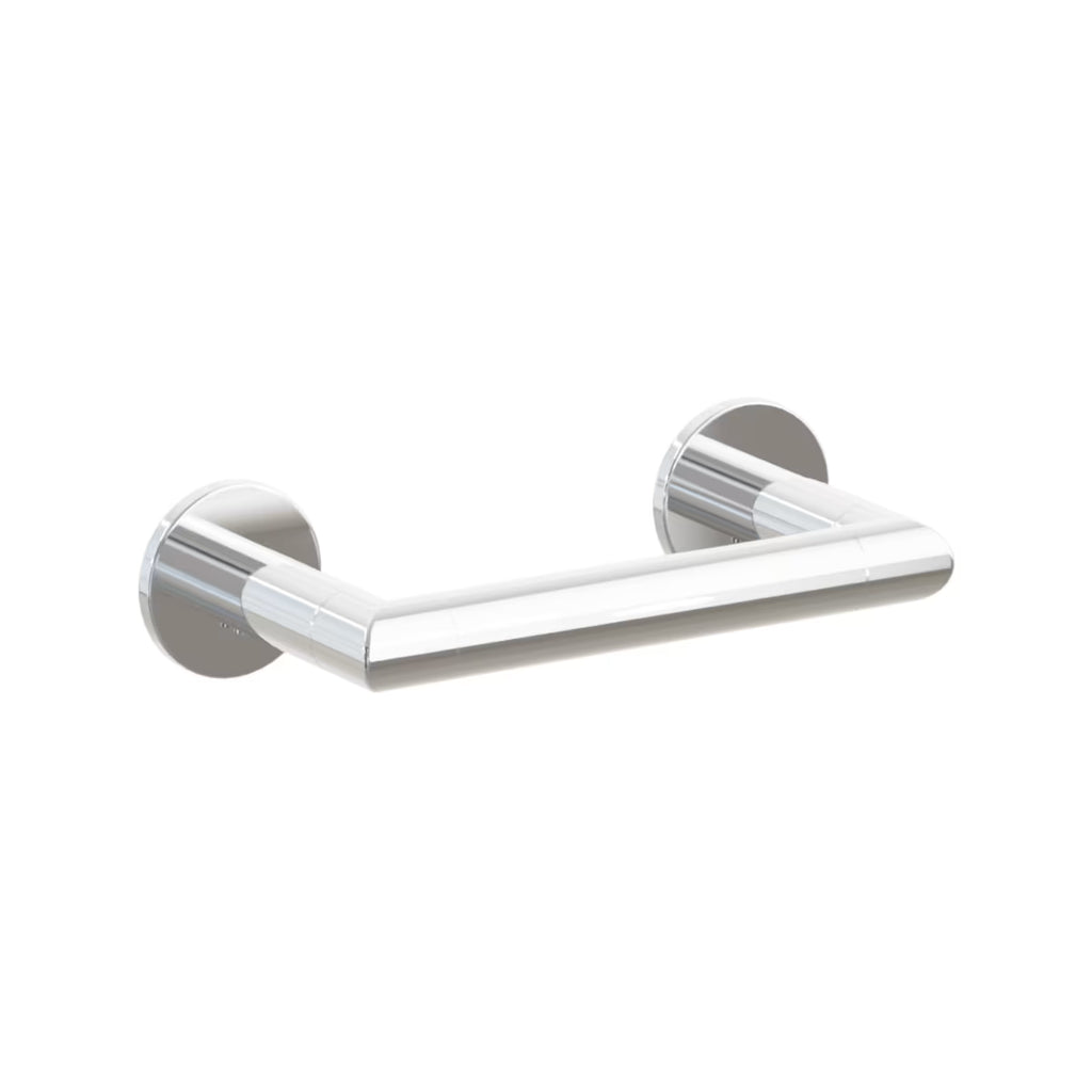 EMTEK Modern Tubular Brass Paper Holder - Pivoting Double Post