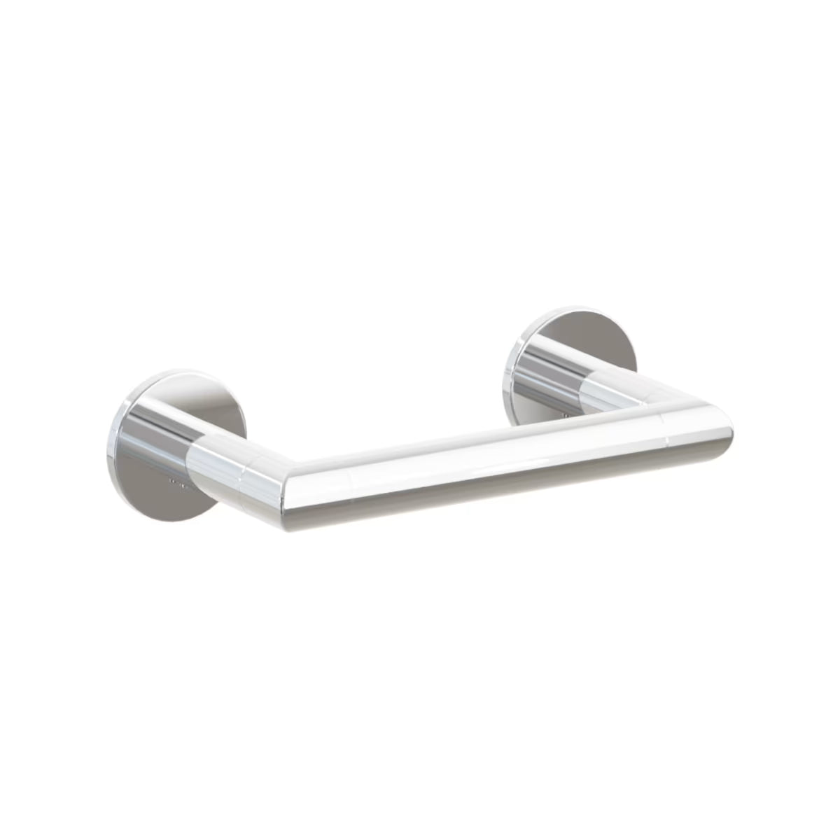 EMTEK Modern Tubular Brass Paper Holder - Pivoting Double Post