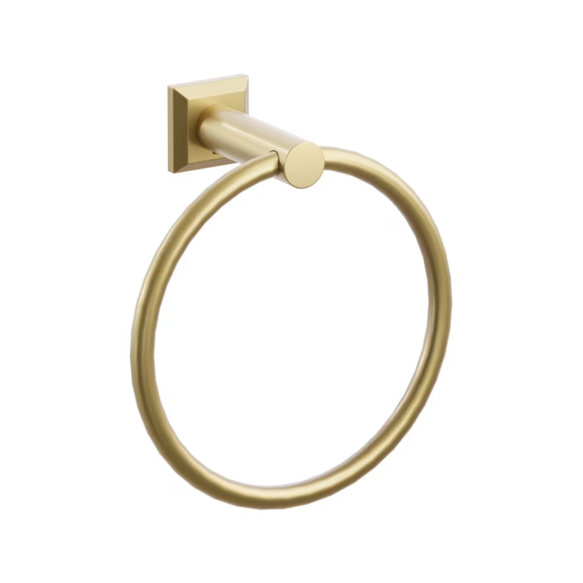 EKTEK Modern Tubular Brass Towel Ring