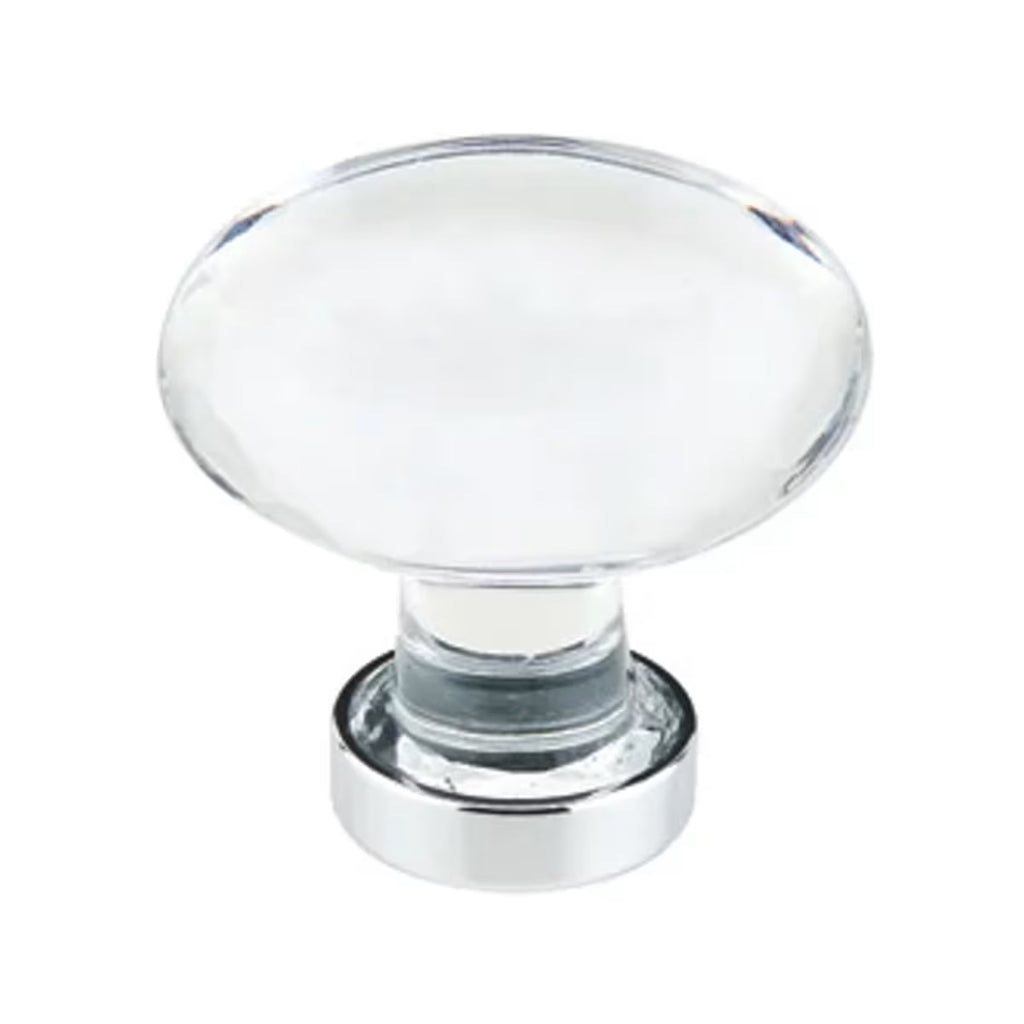 EMTEK Hampton Glass Cabinet Knob